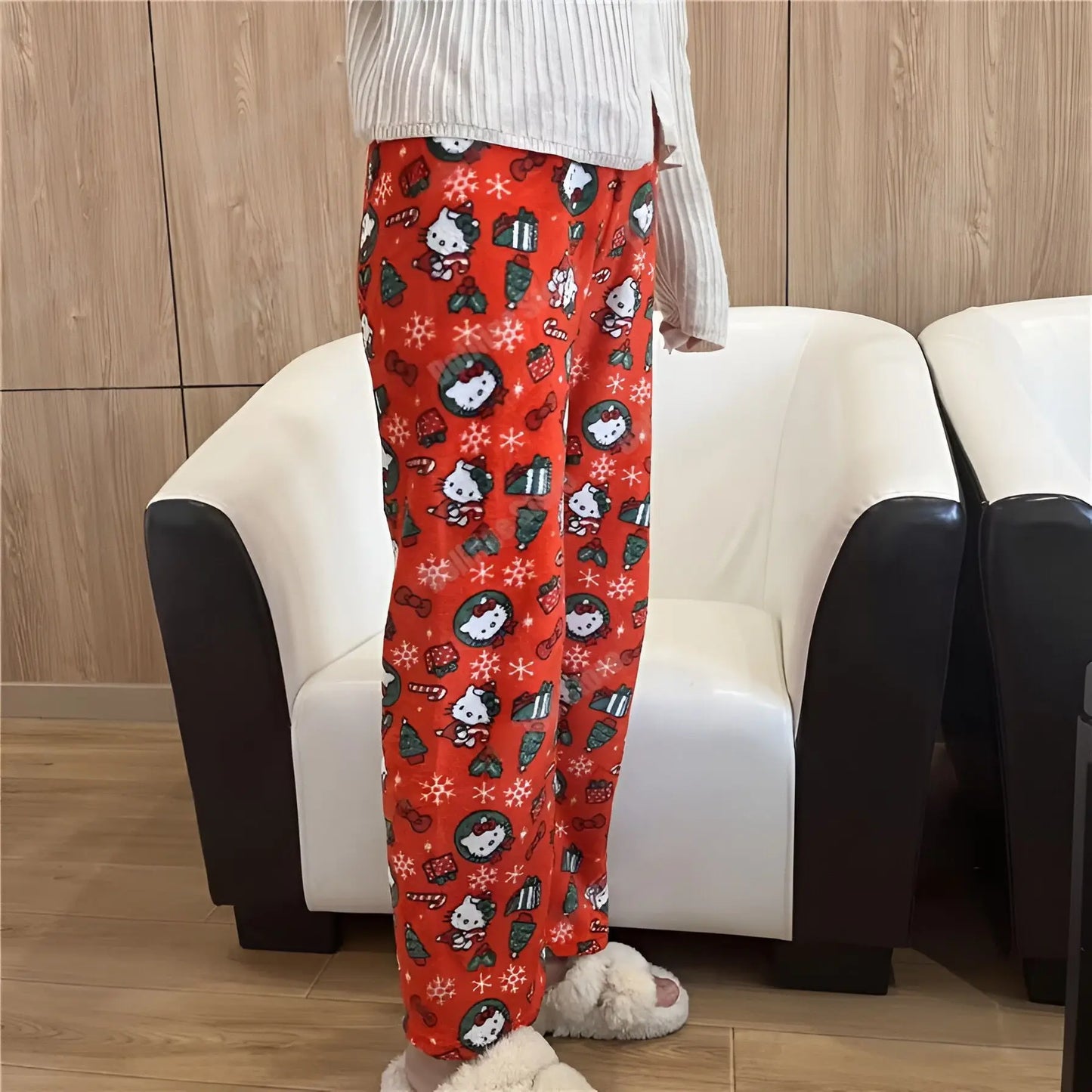 Sanrio Y2k Autumn Hellokitty Batman Pajama Pants