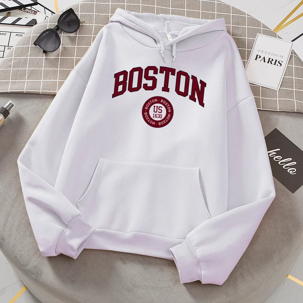 Female Boston Hoodie