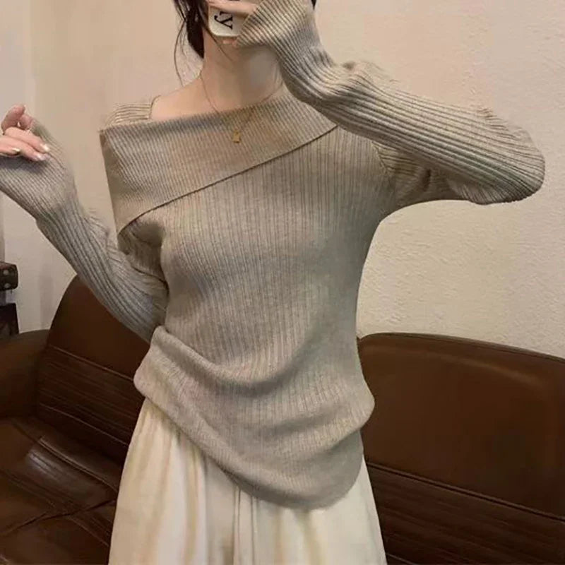 Long Sleeve Knitting Sweater