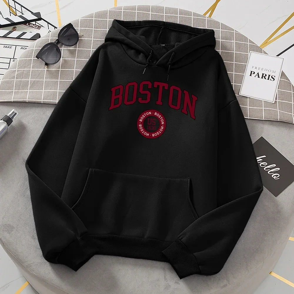 Female Boston Hoodie