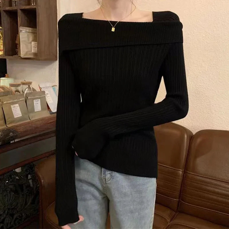 Long Sleeve Knitting Sweater