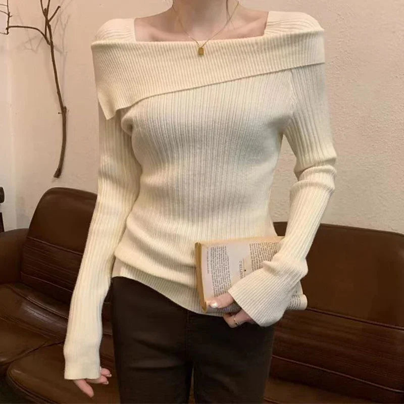 Long Sleeve Knitting Sweater