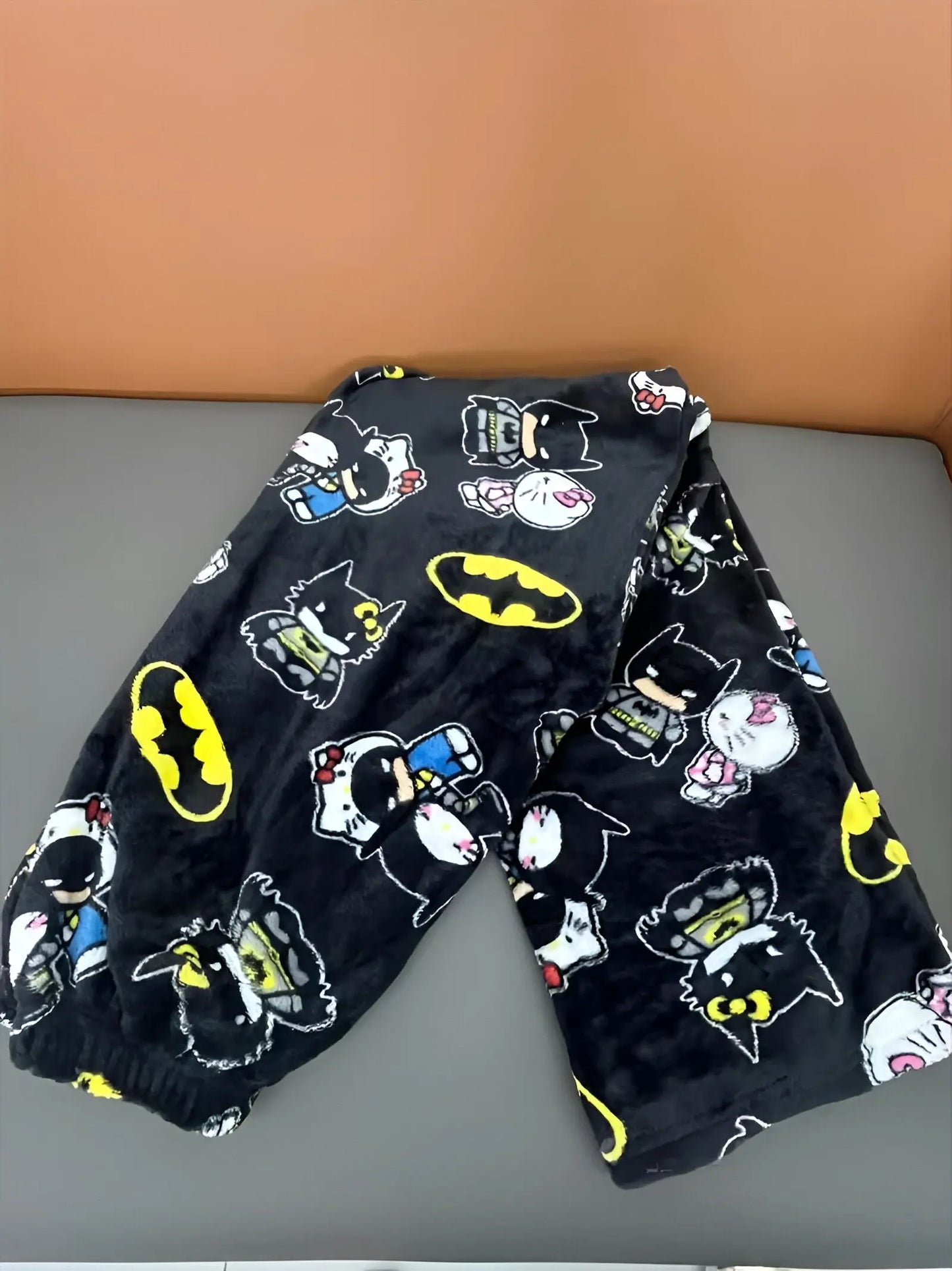 Sanrio Y2k Autumn Hellokitty Batman Pajama Pants